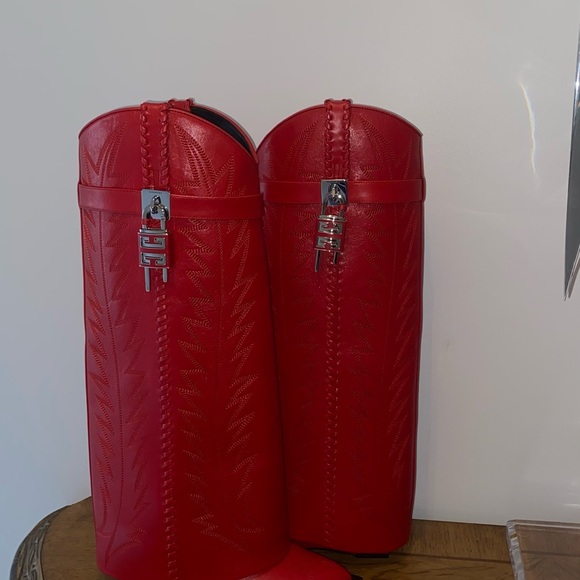 Givenchy Shark Lock Cowboy Boots - Picture 3 of 13